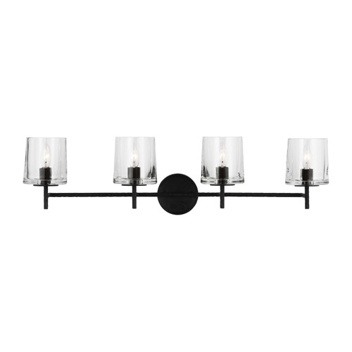 Visual Comfort Studio Marietta Four Light Vanity in Aged Iron - EV1004AI Visual Comfort Studio Marietta Four Light Vanity in Aged Iron - EV1004AI