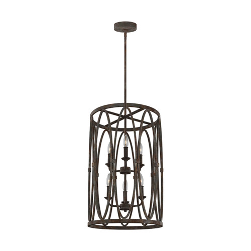 Visual Comfort Studio Patrice Six Light Hanging Shade in Deep Abyss - F3223/6DA Visual Comfort Studio Patrice Six Light Hanging Shade in Deep Abyss - F3223/6DA
