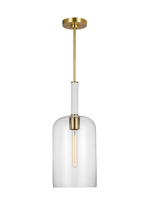 Visual Comfort Studio Monroe One Light Pendant in Burnished Brass - KSP1051BBSGW Visual Comfort Studio Monroe One Light Pendant in Burnished Brass - KSP1051BBSGW