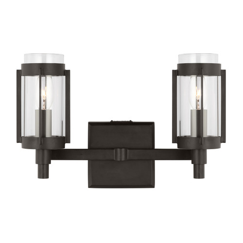 Visual Comfort Studio Flynn Two Light Bath Vanity in Aged Iron - LV1012AI Visual Comfort Studio Flynn Two Light Bath Vanity in Aged Iron - LV1012AI
