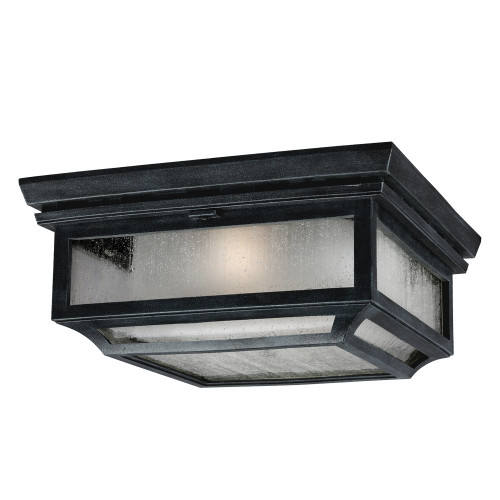 Visual Comfort Studio Shepherd Two Light Flush Mount in Dark Weathered Zinc - OL10613DWZ Visual Comfort Studio Shepherd Two Light Flush Mount in Dark Weathered Zinc - OL10613DWZ