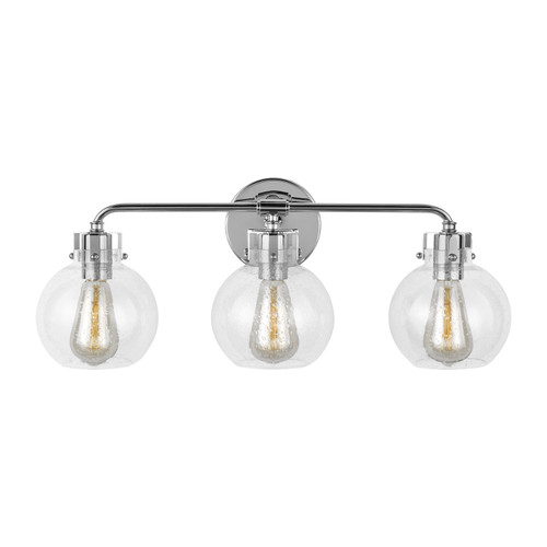 Visual Comfort Studio Clara Three Light Vanity in Chrome - VS24403CH Visual Comfort Studio Clara Three Light Vanity in Chrome - VS24403CH