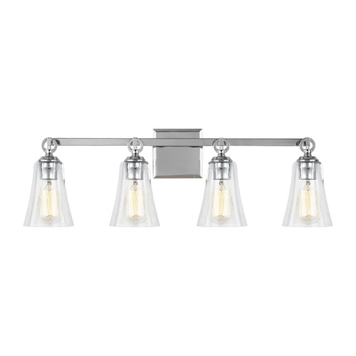 Visual Comfort Studio Monterro Four Light Vanity in Chrome - VS24704CH Visual Comfort Studio Monterro Four Light Vanity in Chrome - VS24704CH