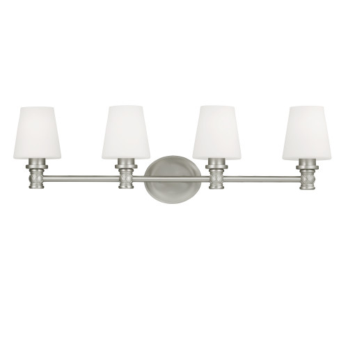 Visual Comfort Studio Xavierre Four Light Vanity in Satin Nickel - VS22104SN Visual Comfort Studio Xavierre Four Light Vanity in Satin Nickel - VS22104SN