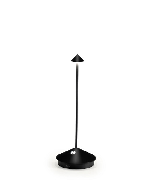 Zafferano Pina LED Table Lamp in Black - LD0650D4