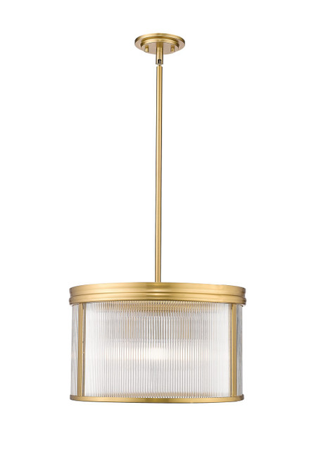 Z-Lite Carnaby Five Light Pendant in Modern Gold - 7504P18-MGLD