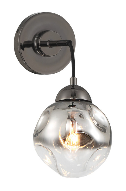 Metropolitan Neveh One Light Wall Sconce in Gun Metal - N5361-605 Metropolitan Neveh One Light Wall Sconce in Gun Metal - N5361-605