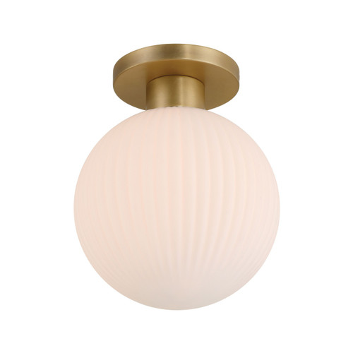 Minka-Lavery Fenton One Light Flush Mount in Legacy Brass - 2995-732 Minka-Lavery Fenton One Light Flush Mount in Legacy Brass - 2995-732