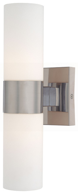 Minka-Lavery Two Light Wall Sconce in Brushed Nickel - 6212-84 Minka-Lavery Two Light Wall Sconce in Brushed Nickel - 6212-84