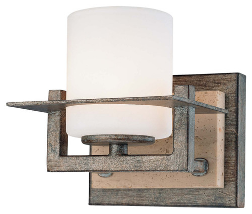 Minka-Lavery Compositions One Light Bath in Aged Patina Iron - 6461-273 Minka-Lavery Compositions One Light Bath in Aged Patina Iron - 6461-273