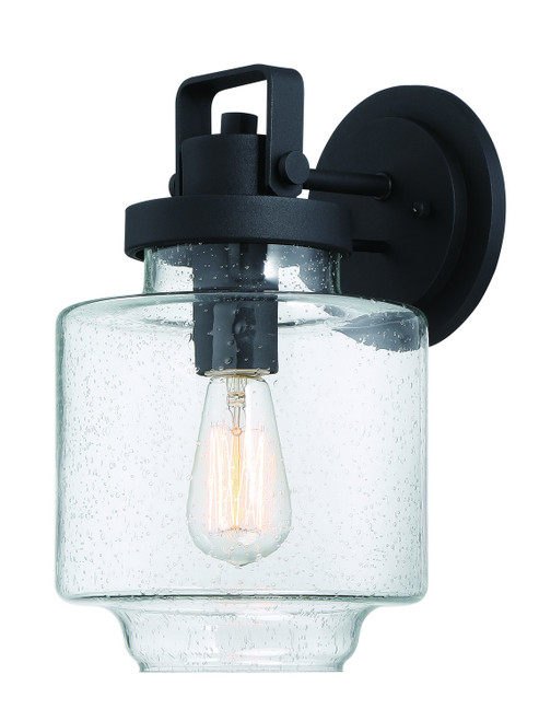 Minka-Lavery Rosecrans One Light Outdoor Wall Mount in Coal - 72773-66 Minka-Lavery Rosecrans One Light Outdoor Wall Mount in Coal - 72773-66