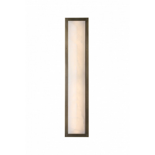 Avenue Lighting Sedona One Light Wall Sconce in Alabster / Aged Brass - HF2972-AB Avenue Lighting Sedona One Light Wall Sconce in Alabster / Aged Brass - HF2972-AB