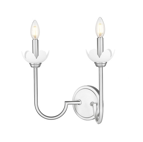 Z-Lite Allistair Two Light Wall Sconce in Brushed Nickel - 352-2S-BN