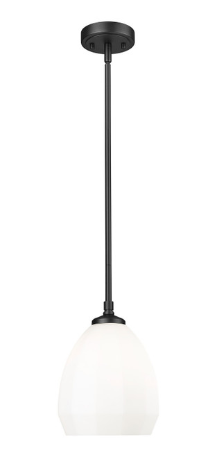 Z-Lite Oren One Light Pendant in Matte Black - 7004P8-MB