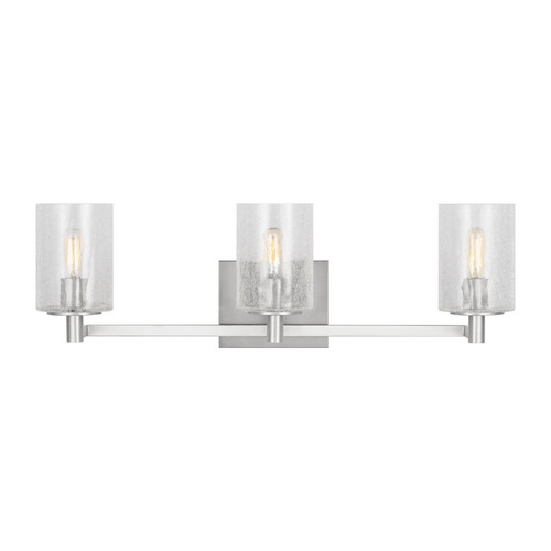 Generation Lighting Parker Three Light Wall / Bath in Brushed Steel - GLV1033EN/BS Generation Lighting Parker Three Light Wall / Bath in Brushed Steel - GLV1033EN/BS