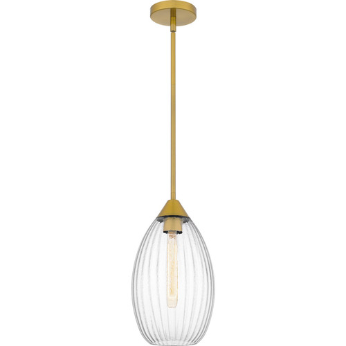 Quoizel Quoizel Piccolo Pendant One Light Mini Pendant in Brushed Gold - QPP6756BRG Quoizel Quoizel Piccolo Pendant One Light Mini Pendant in Brushed Gold - QPP6756BRG