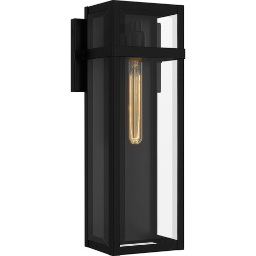 Quoizel Vanessa One Light Outdoor Wall Mount in Matte Black - VSA8406MBK