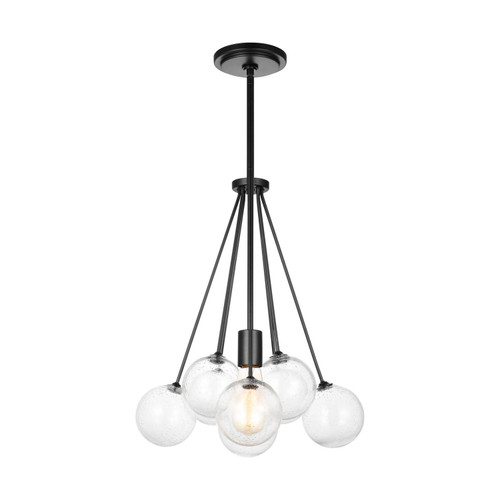 Visual Comfort Studio Bronzeville One Light Pendant in Midnight Black - 6514301-112 Visual Comfort Studio Bronzeville One Light Pendant in Midnight Black - 6514301-112