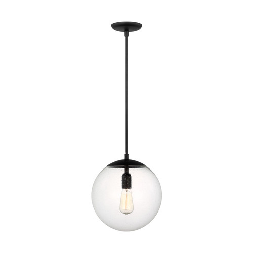 Visual Comfort Studio Leo - Hanging Globe One Light Pendant in Midnight Black - 6701801-112 Visual Comfort Studio Leo - Hanging Globe One Light Pendant in Midnight Black - 6701801-112