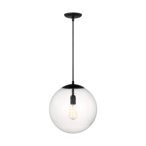 Visual Comfort Studio Leo - Hanging Globe One Light Pendant in Midnight Black - 6801801-112 Visual Comfort Studio Leo - Hanging Globe One Light Pendant in Midnight Black - 6801801-112
