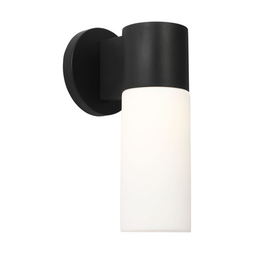 Visual Comfort Studio Focal LED Wall Lantern in Textured Black - BO1041TXB Visual Comfort Studio Focal LED Wall Lantern in Textured Black - BO1041TXB
