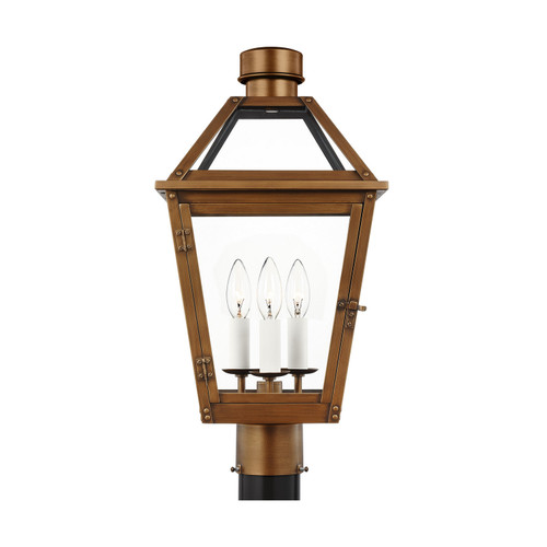 Visual Comfort Studio Hyannis Three Light Post Mount in Natural Copper - CO1413NCP Visual Comfort Studio Hyannis Three Light Post Mount in Natural Copper - CO1413NCP