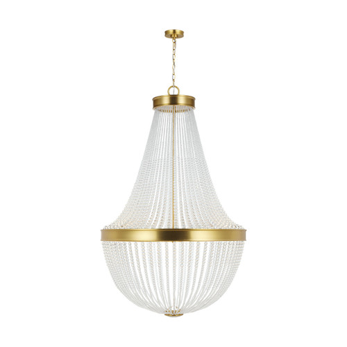 Visual Comfort Studio Summerhill 12 Light Chandelier in Burnished Brass - CC14912BBS Visual Comfort Studio Summerhill 12 Light Chandelier in Burnished Brass - CC14912BBS
