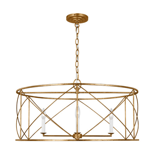Visual Comfort Studio Beatrix Four Light Chandelier in Antique Gild - CC1624ADB Visual Comfort Studio Beatrix Four Light Chandelier in Antique Gild - CC1624ADB