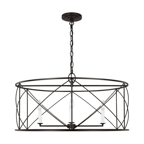 Visual Comfort Studio Beatrix Four Light Chandelier in Aged Iron - CC1624AI Visual Comfort Studio Beatrix Four Light Chandelier in Aged Iron - CC1624AI