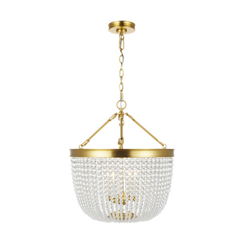 Visual Comfort Studio Summerhill Four Light Pendant in Burnished Brass - CP1354BBS Visual Comfort Studio Summerhill Four Light Pendant in Burnished Brass - CP1354BBS