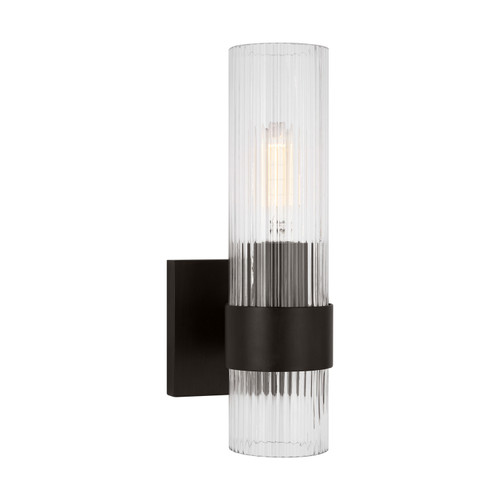 Visual Comfort Studio Geneva One Light Bath Vanity in Aged Iron - CV1021AI Visual Comfort Studio Geneva One Light Bath Vanity in Aged Iron - CV1021AI
