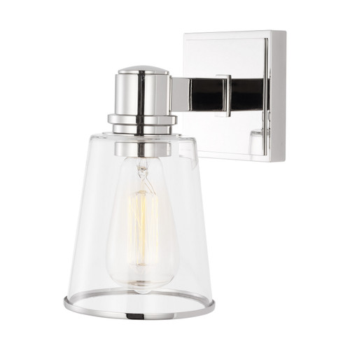 Visual Comfort Studio Alessa One Light Bath Vanity in Polished Nickel - CV1031PN Visual Comfort Studio Alessa One Light Bath Vanity in Polished Nickel - CV1031PN