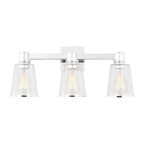 Visual Comfort Studio Alessa Three Light Bath Vanity in Polished Nickel - CV1033PN Visual Comfort Studio Alessa Three Light Bath Vanity in Polished Nickel - CV1033PN