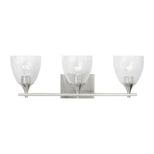 Visual Comfort Studio Toffino Three Light Vanity in Brushed Nickel - DJV1023BSCKG Visual Comfort Studio Toffino Three Light Vanity in Brushed Nickel - DJV1023BSCKG