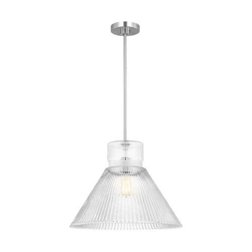 Visual Comfort Studio Liouet One Light Pendant in Brushed Nickel - DJP1201BS Visual Comfort Studio Liouet One Light Pendant in Brushed Nickel - DJP1201BS