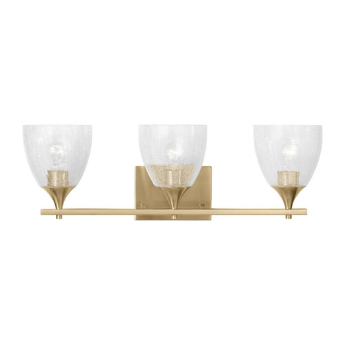 Visual Comfort Studio Toffino Three Light Vanity in Satin Brass - DJV1023SBCKG Visual Comfort Studio Toffino Three Light Vanity in Satin Brass - DJV1023SBCKG