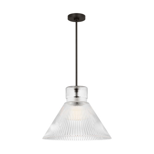 Visual Comfort Studio Liouet One Light Pendant in Midnight Black - DJP1201MBK Visual Comfort Studio Liouet One Light Pendant in Midnight Black - DJP1201MBK
