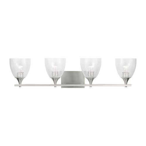 Visual Comfort Studio Toffino Four Light Vanity in Brushed Nickel - DJV1024BSCKG Visual Comfort Studio Toffino Four Light Vanity in Brushed Nickel - DJV1024BSCKG