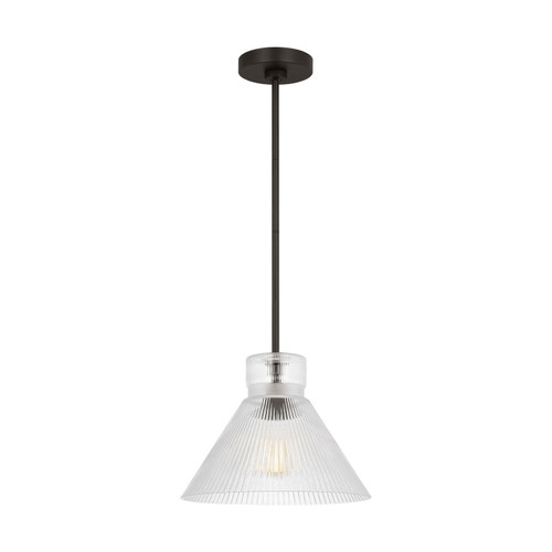 Visual Comfort Studio Liouet One Light Pendant in Midnight Black - DJP1221MBK Visual Comfort Studio Liouet One Light Pendant in Midnight Black - DJP1221MBK