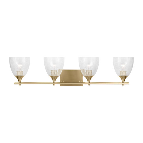 Visual Comfort Studio Toffino Four Light Vanity in Satin Brass - DJV1024SBCKG Visual Comfort Studio Toffino Four Light Vanity in Satin Brass - DJV1024SBCKG