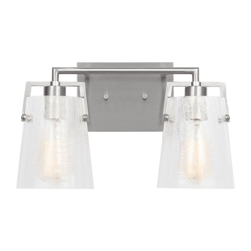 Visual Comfort Studio Crofton Two Light Vanity in Brushed Nickel - DJV1032BSCKG Visual Comfort Studio Crofton Two Light Vanity in Brushed Nickel - DJV1032BSCKG