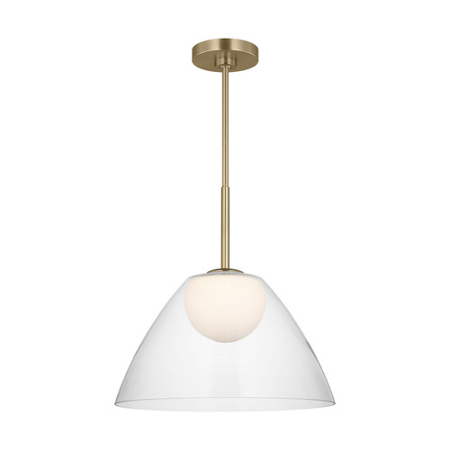 Visual Comfort Studio Suma One Light Pendant in Satin Brass - DJP1251SB Visual Comfort Studio Suma One Light Pendant in Satin Brass - DJP1251SB