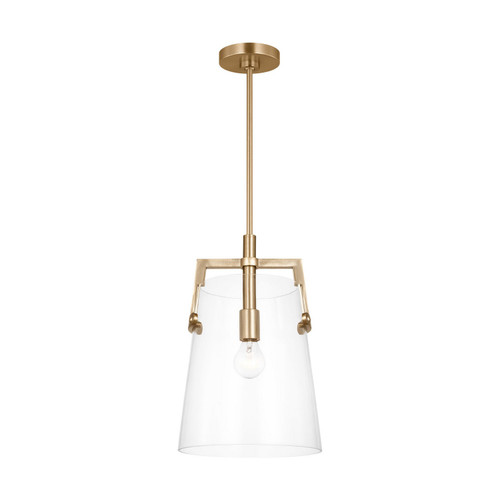 Visual Comfort Studio Crofton One Light Pendant in Satin Brass - DJP1271SB Visual Comfort Studio Crofton One Light Pendant in Satin Brass - DJP1271SB