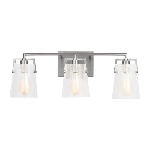 Visual Comfort Studio Crofton Three Light Vanity in Brushed Nickel - DJV1033BSCKG Visual Comfort Studio Crofton Three Light Vanity in Brushed Nickel - DJV1033BSCKG