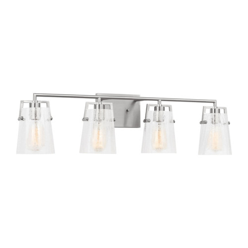 Visual Comfort Studio Crofton Four Light Vanity in Brushed Nickel - DJV1034BSCKG Visual Comfort Studio Crofton Four Light Vanity in Brushed Nickel - DJV1034BSCKG
