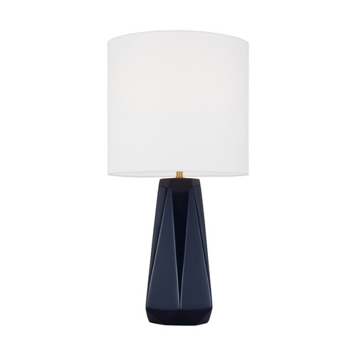Visual Comfort Studio Moresby One Light Table Lamp in Gloss Navy - DJT1071GNV1 Visual Comfort Studio Moresby One Light Table Lamp in Gloss Navy - DJT1071GNV1