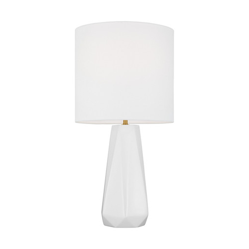 Visual Comfort Studio Moresby One Light Table Lamp in Gloss White - DJT1071GW1 Visual Comfort Studio Moresby One Light Table Lamp in Gloss White - DJT1071GW1