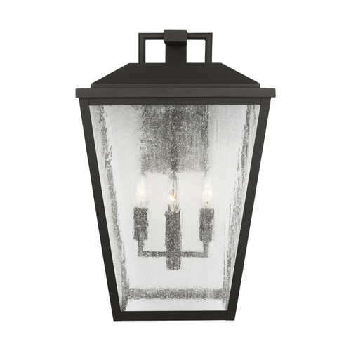 Visual Comfort Studio Kennewick Four Light Wall Lantern in Textured Black - DJO1084TXB Visual Comfort Studio Kennewick Four Light Wall Lantern in Textured Black - DJO1084TXB