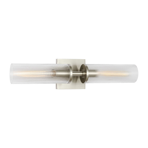 Visual Comfort Studio Sarita Two Light Wall Sconce in Brushed Nickel - DJW1092BS Visual Comfort Studio Sarita Two Light Wall Sconce in Brushed Nickel - DJW1092BS