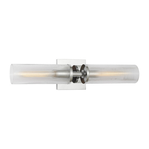 Visual Comfort Studio Sarita Two Light Wall Sconce in Chrome - DJW1092CH Visual Comfort Studio Sarita Two Light Wall Sconce in Chrome - DJW1092CH
